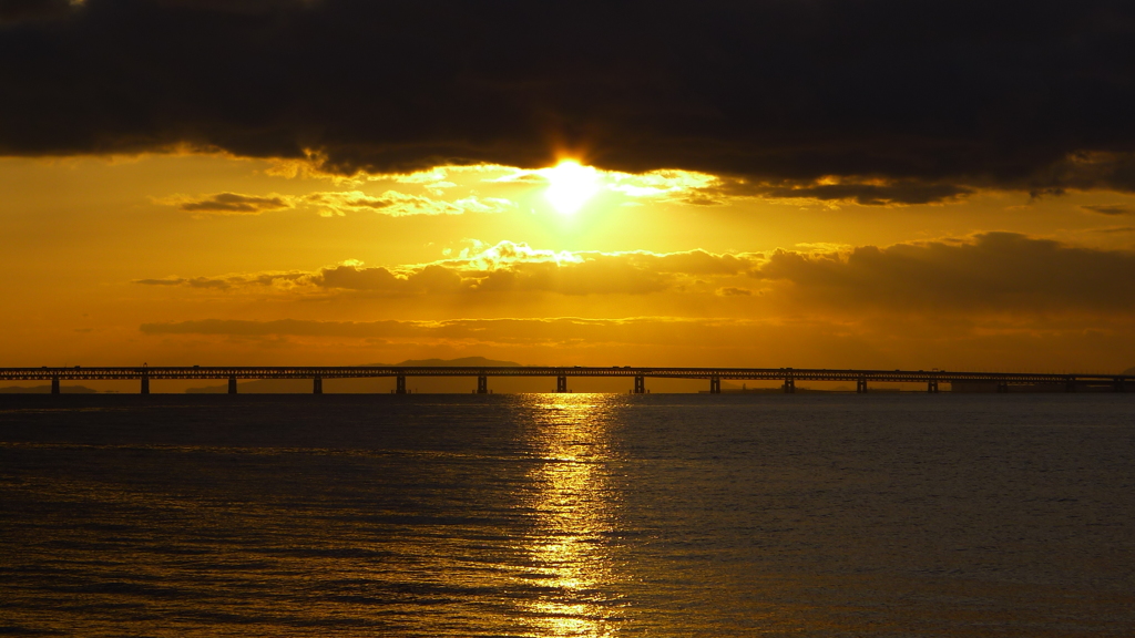 定点観測：夕日