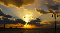 定点観測：夕日