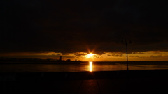 定点観測：夕日