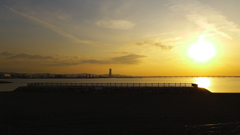 定点観測：夕日