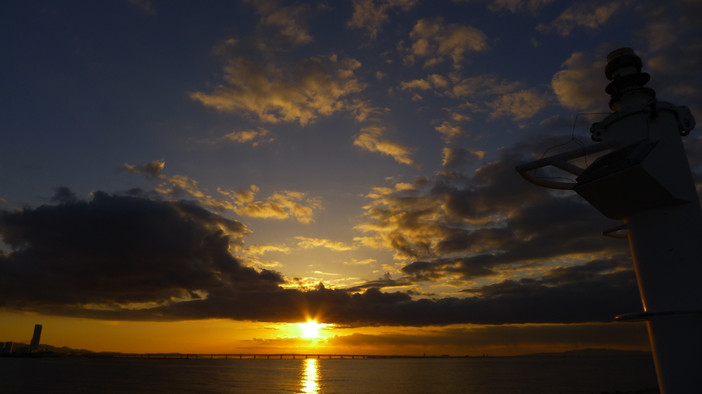 定点観測：夕日