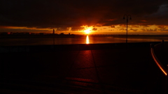 定点観測：夕日