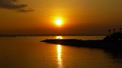 定点観測：夕日