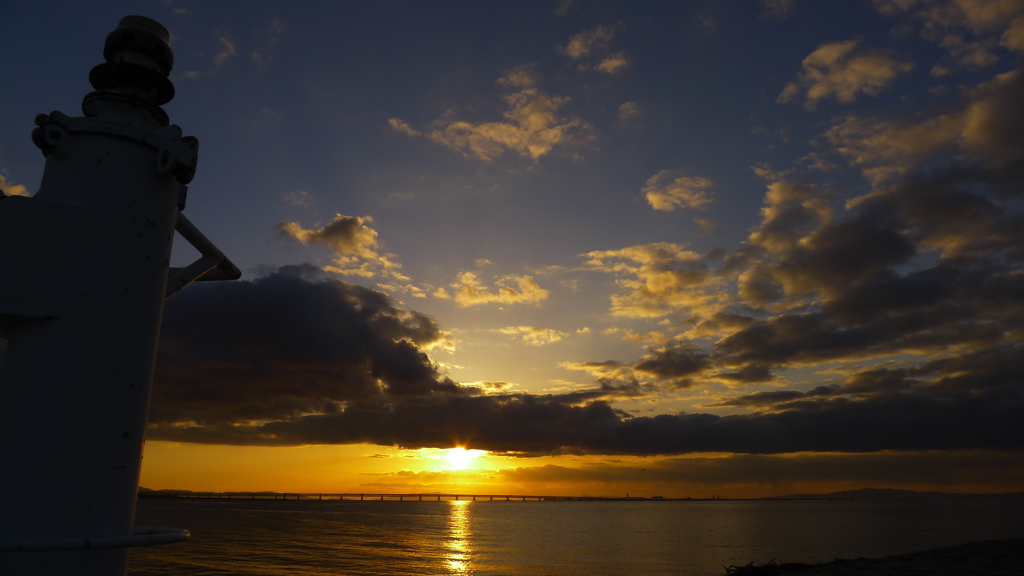 定点観測：夕日