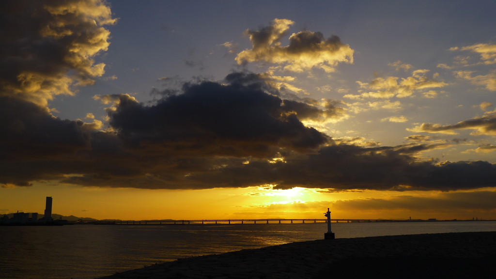 定点観測：夕日
