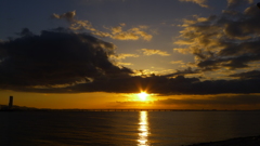 定点観測：夕日
