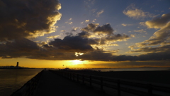 定点観測：夕日
