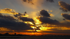 定点観測：夕日