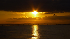 定点観測：夕日