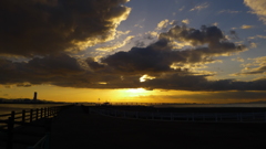 定点観測：夕日