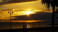 定点観測：夕日