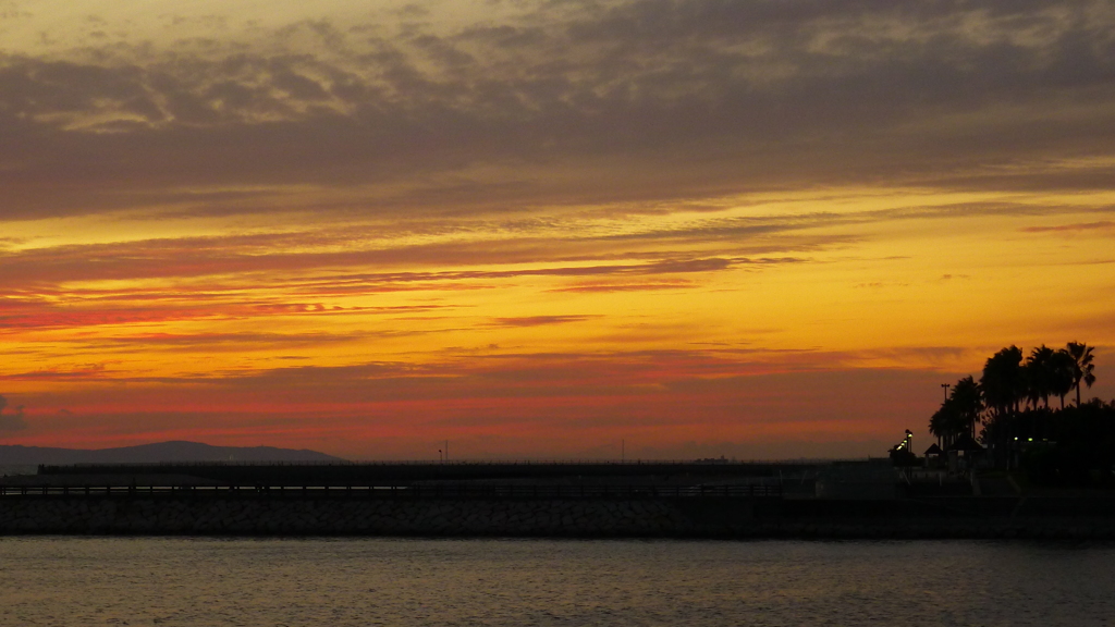 定点観測：夕日