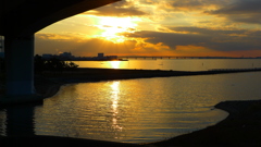 定点観測：夕日