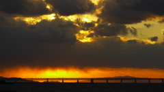 定点観測：夕日