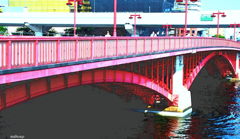 昔の人はこの川で泳ぎました