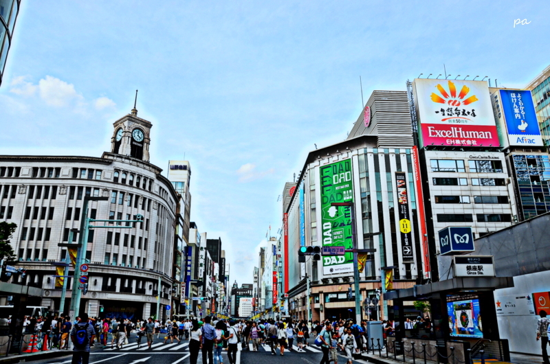 銀座　４