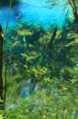 水面のグラデーション　Blue-Green
