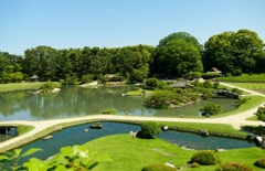快晴の後楽園