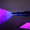 豊田市美術館：ライティング・プロジェクション　池への映り込み