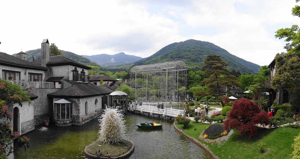 箱根ガラスの森美術館からの眺望