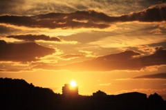 夕陽 