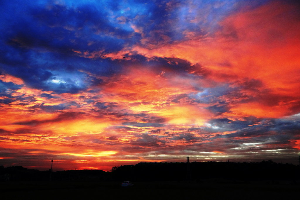 ２０１４０８２１夕焼け
