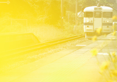 ~ Coastal Station ~  Yellow sunlight