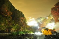夜の奥多摩
