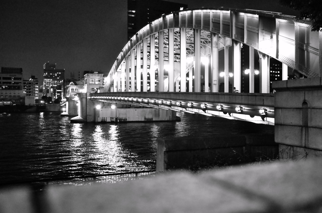 勝鬨橋・夜
