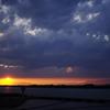 利根川の夕日　aIMGP5846b