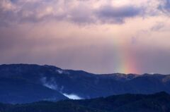 東雲の虹