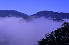 竹田城跡　雲海
