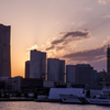 横浜の夕暮れ