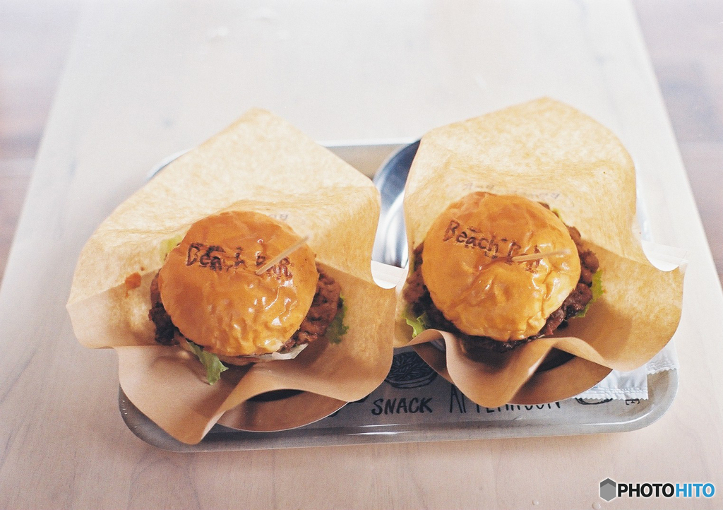 海の家でめちゃくそ美味いハンバーガーを食べた