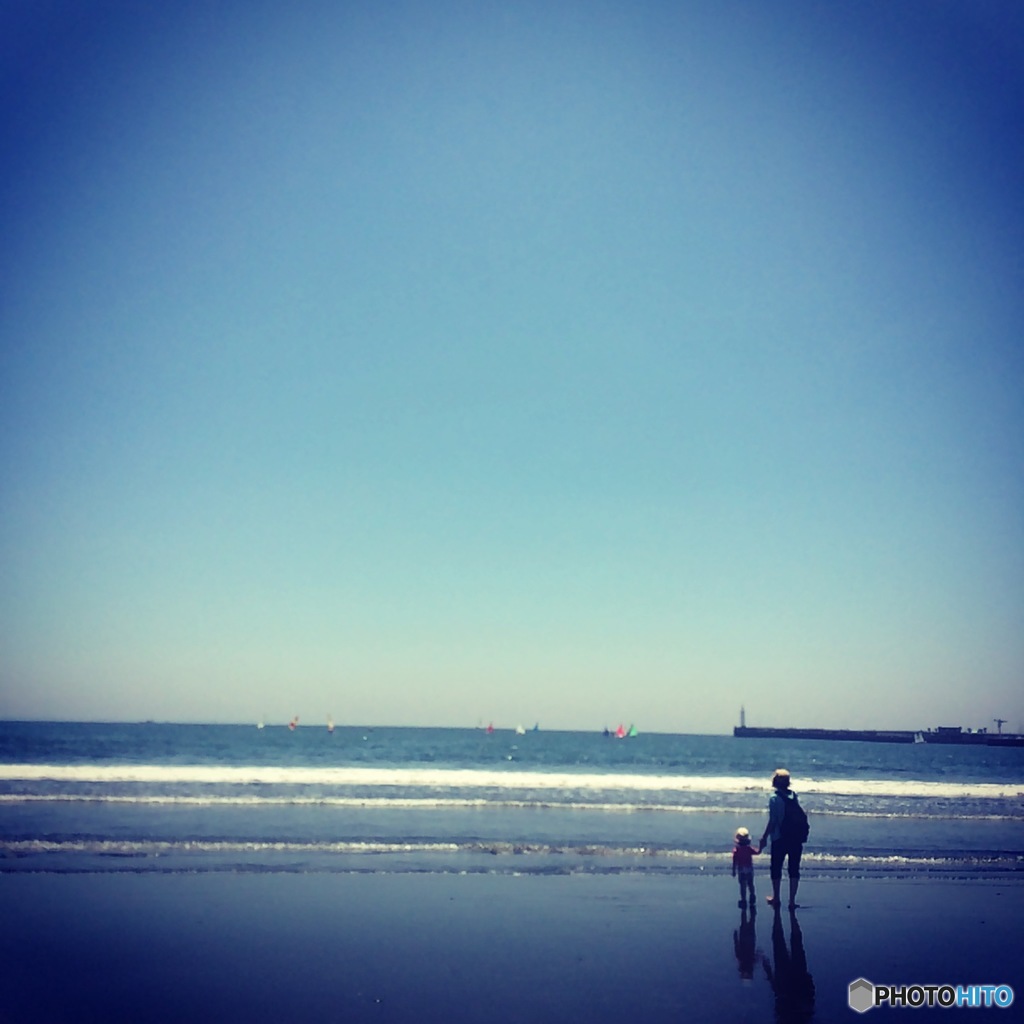 海辺の瞬間