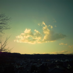 ぼくの街の夕暮れ