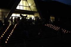 谷川岳山開きの土合駅
