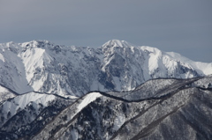 冬の谷川岳