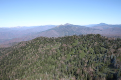 武尊山から見た尾瀬近辺