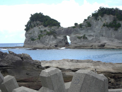 海と岩