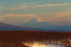 車山高原の富士見台から。