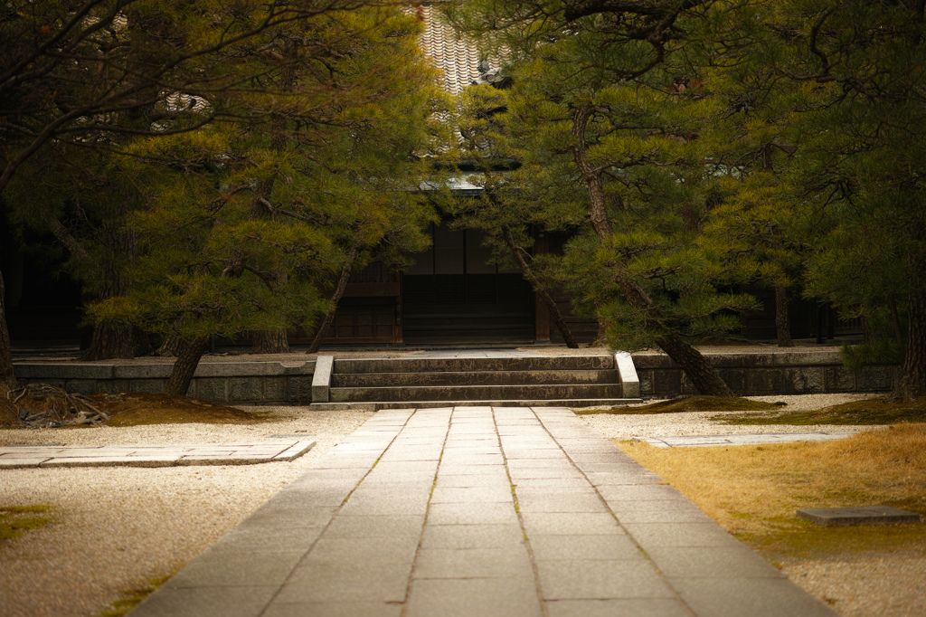 お寺にて