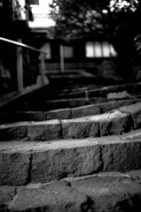 石階段