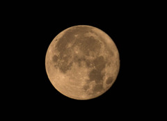 昨夜の満月