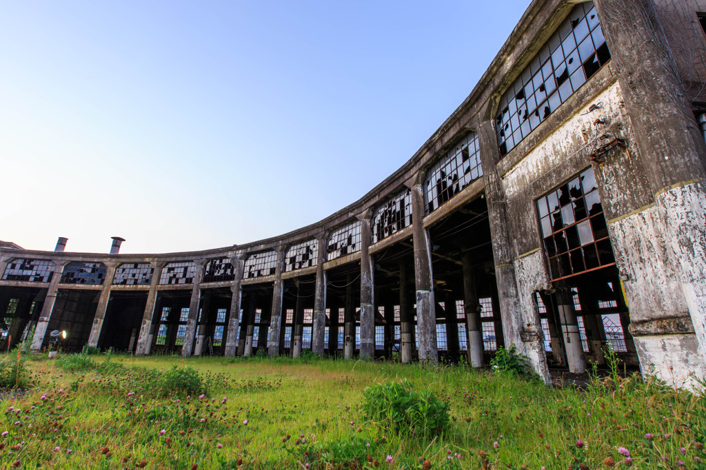 豊後森機関庫①