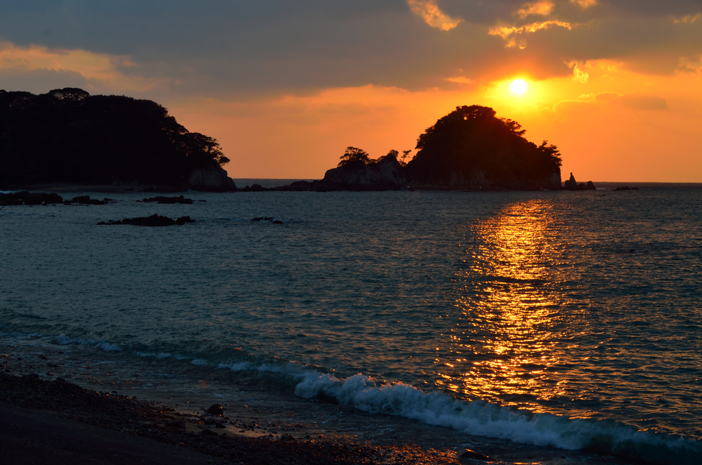 宿毛湾の夕景