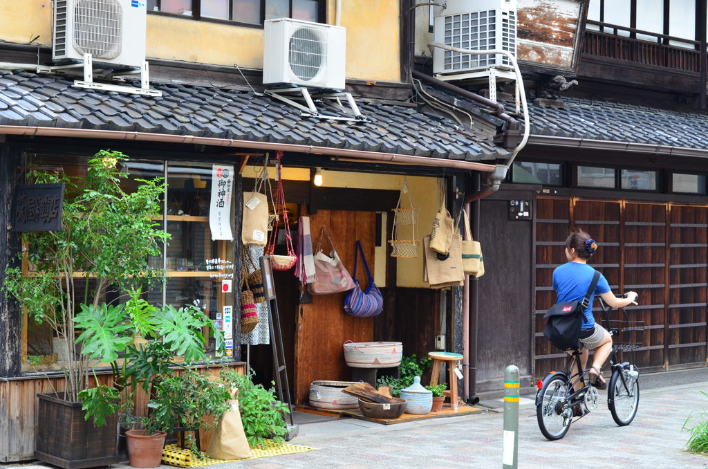 京都の街にて
