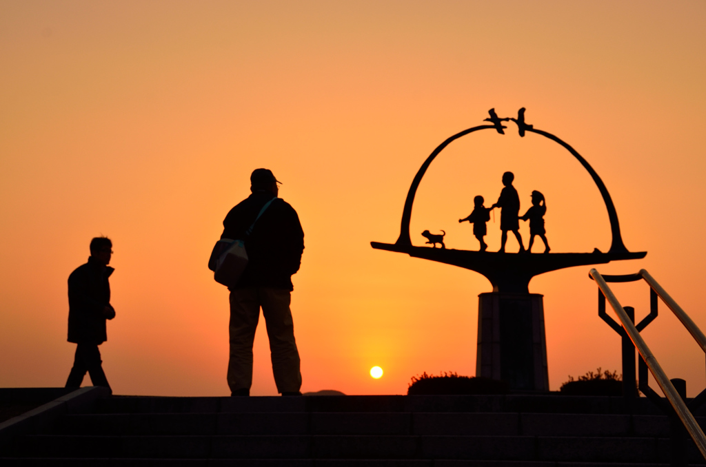 湊山公園夕景3