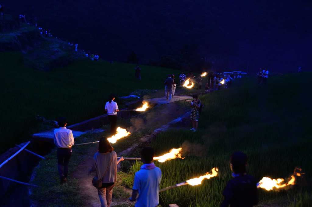 小豆島　棚田の虫送り 2014-3