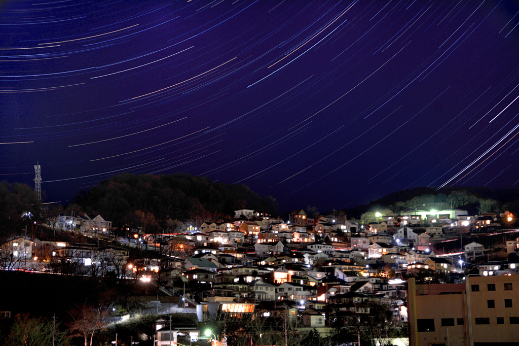 我が町の星空